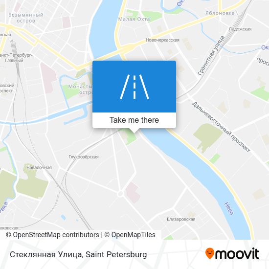 Стеклянная Улица map