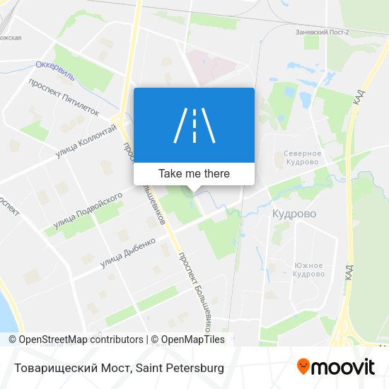 Товарищеский Мост map