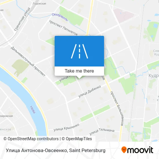Улица Антонова-Овсеенко map