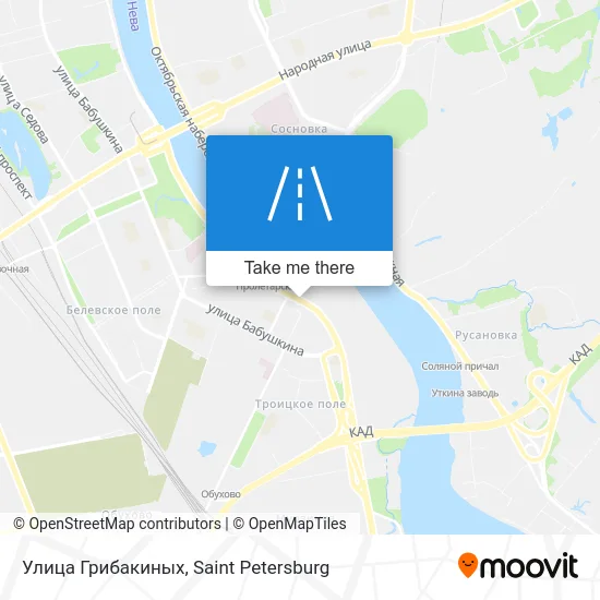 Улица Грибакиных map