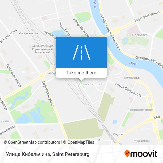 Улица Кибальчича map