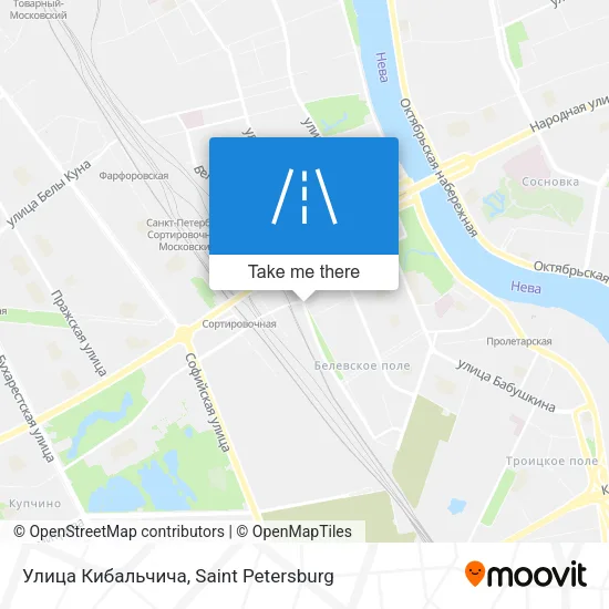 Улица Кибальчича map