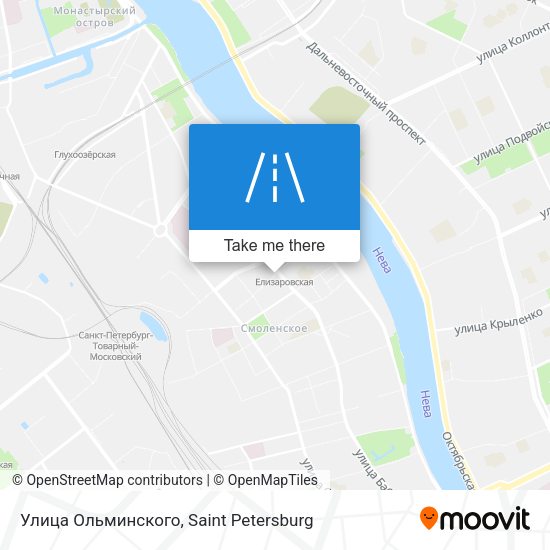 Улица Ольминского map