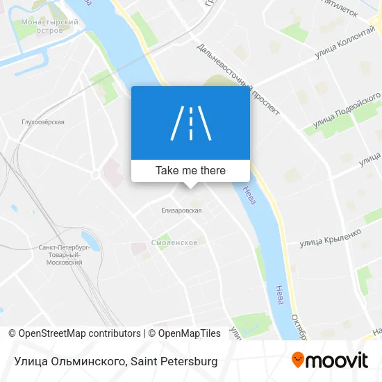 Улица Ольминского map
