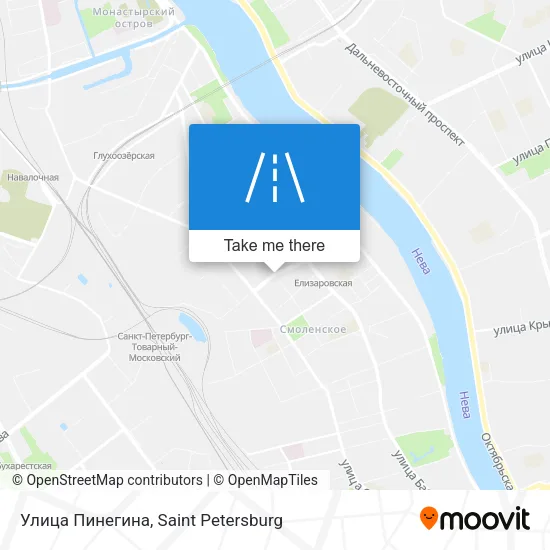 Улица Пинегина map