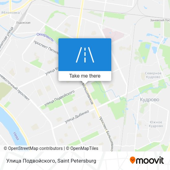 Улица Подвойского map