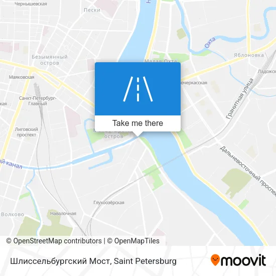 Шлиссельбургский Мост map