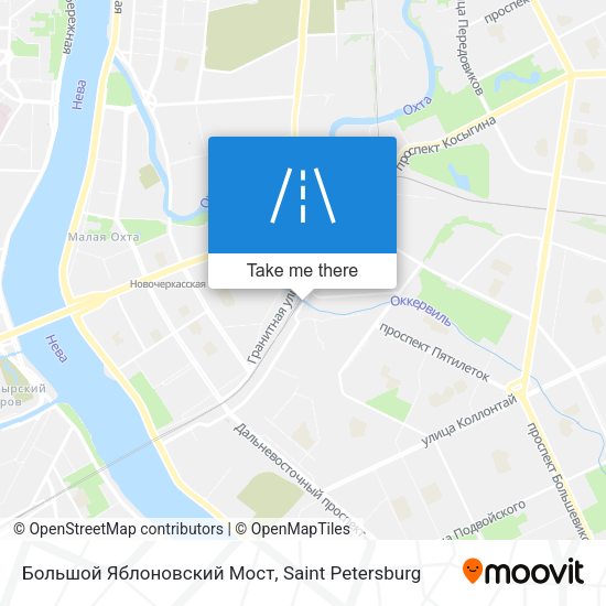 Большой Яблоновский Мост map