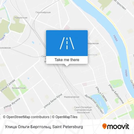 Улица Ольги Берггольц map
