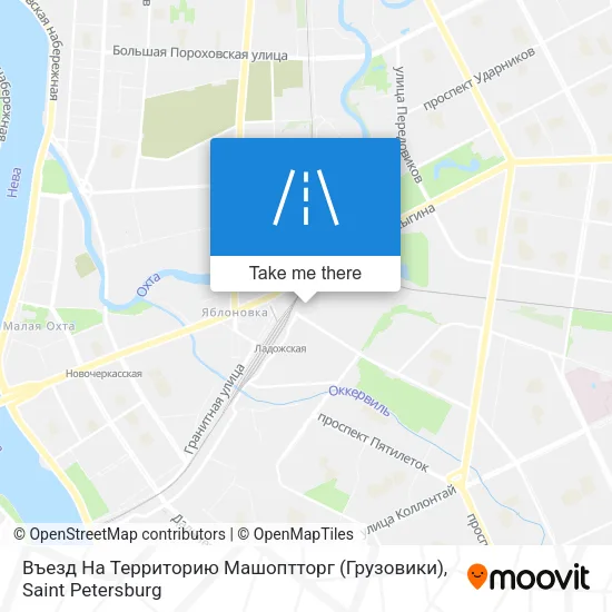 Въезд На Территорию Машоптторг (Грузовики) map