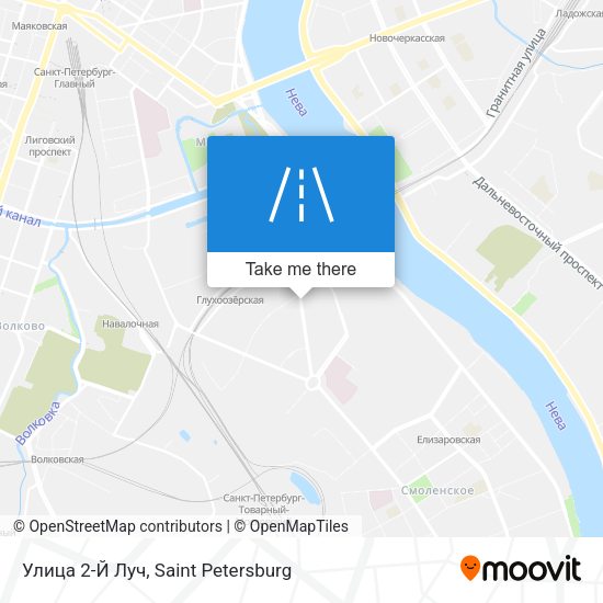 Улица 2-Й Луч map