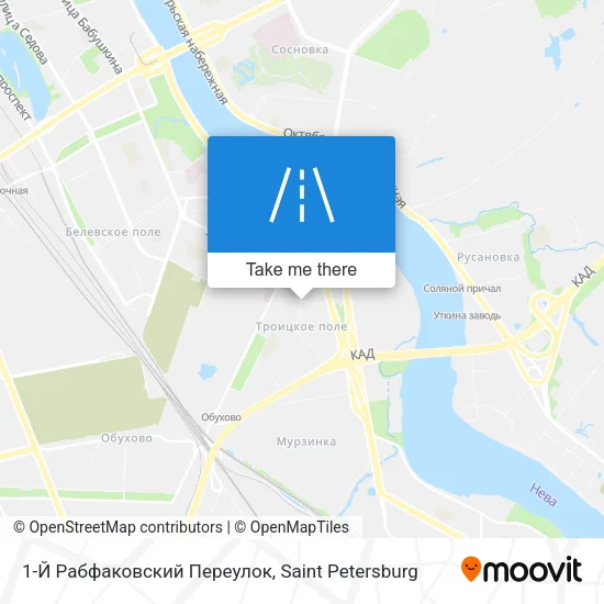 1-Й Рабфаковский Переулок map