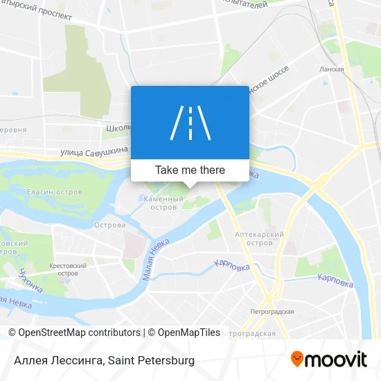 Аллея Лессинга map