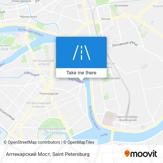 Аптекарский Мост map
