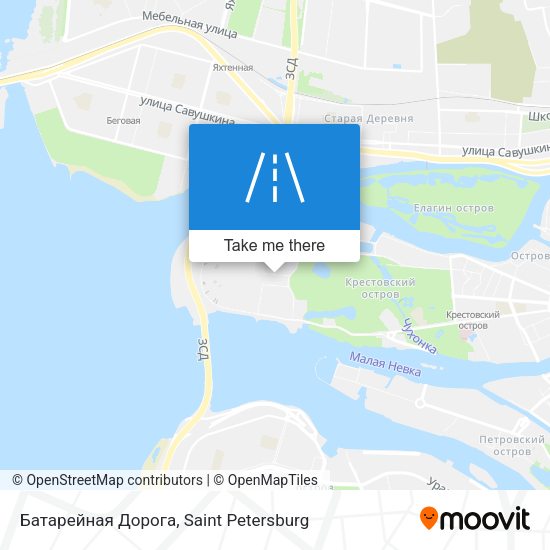 Батарейная Дорога map