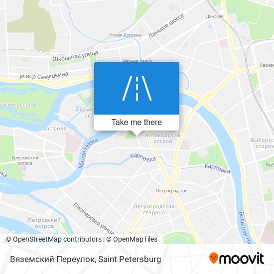 Вяземский Переулок map
