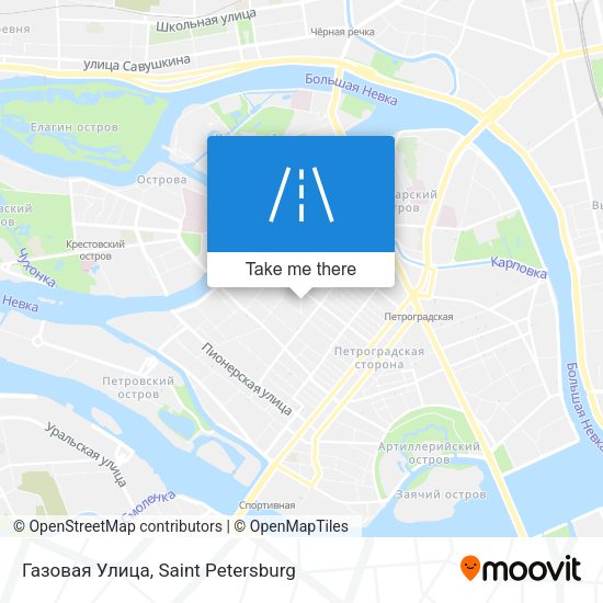Газовая Улица map
