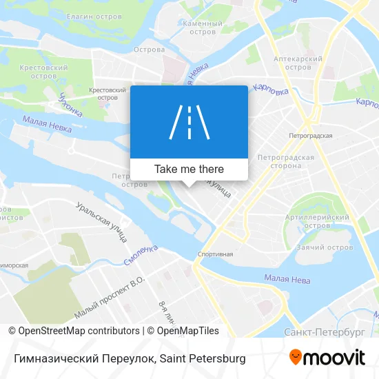 Гимназический Переулок map
