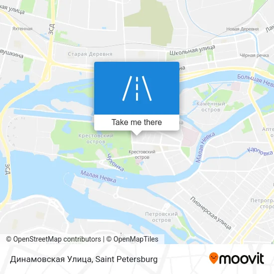 Динамовская Улица map