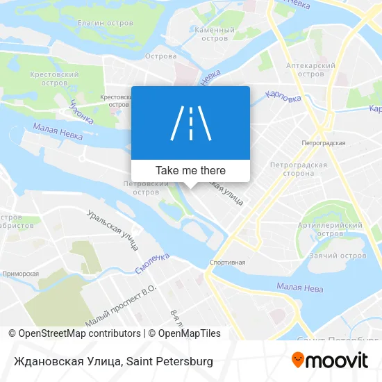 Ждановская Улица map