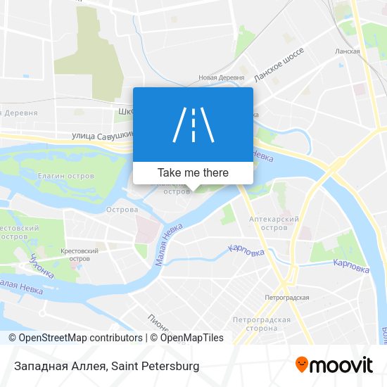 Западная Аллея map
