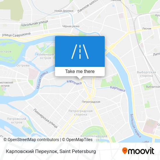 Карповский Переулок map