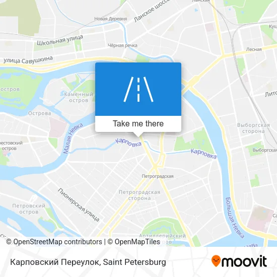 Карповский Переулок map