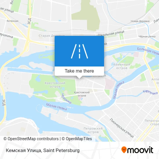 Кемская Улица map