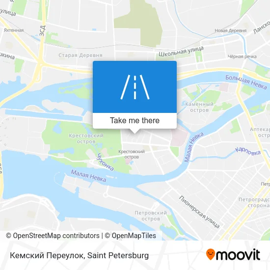 Кемский Переулок map