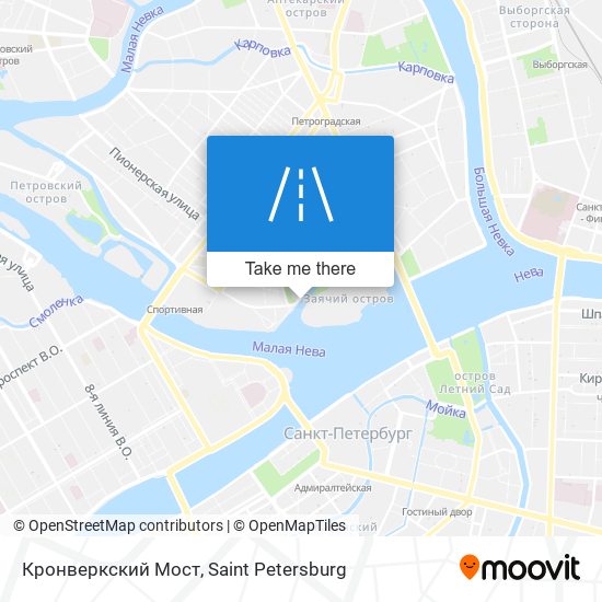 Кронверкский Мост map