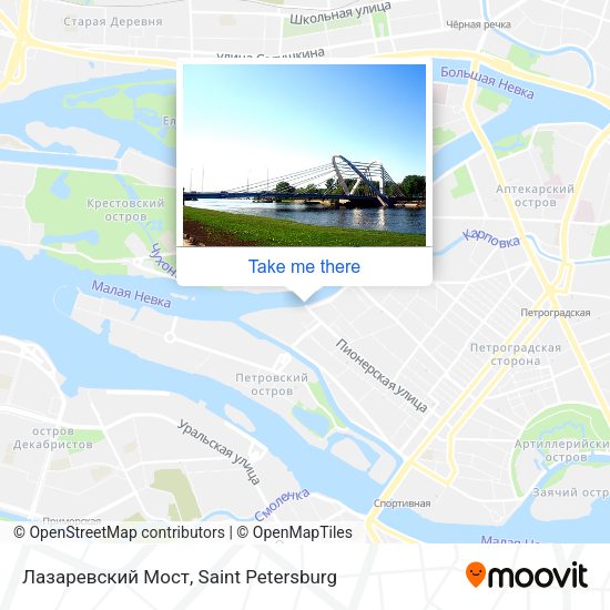 Лазаревский Мост map