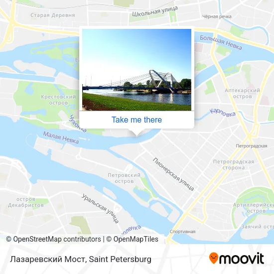 Лазаревский Мост map