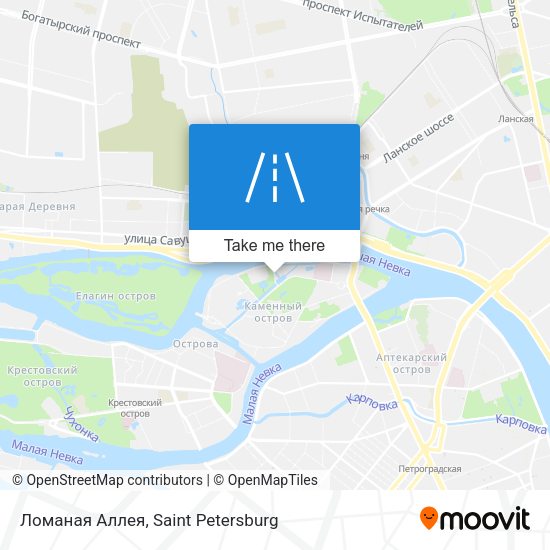 Ломаная Аллея map