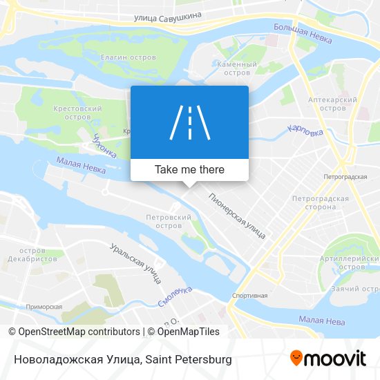 Новоладожская Улица map