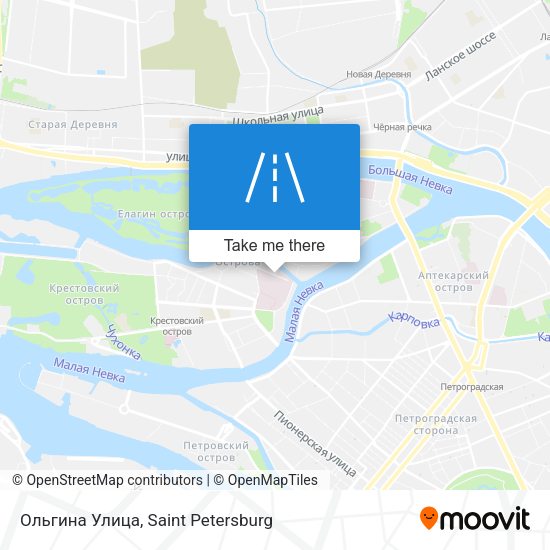 Ольгина Улица map