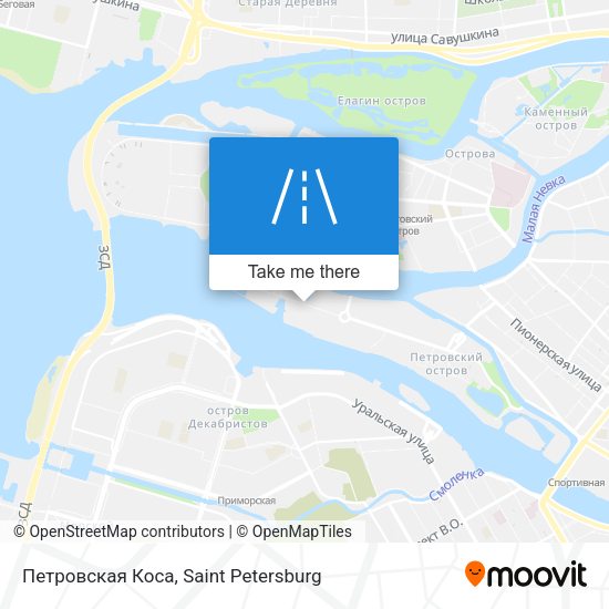 Петровская Коса map