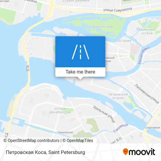 Петровская Коса map
