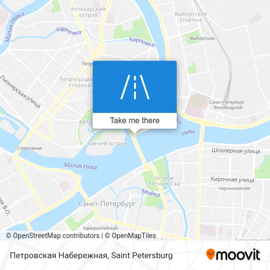 Петровская Набережная map