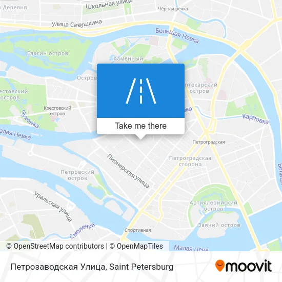 Петрозаводская Улица map