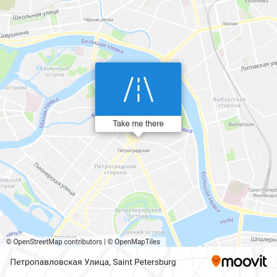 Петропавловская Улица map