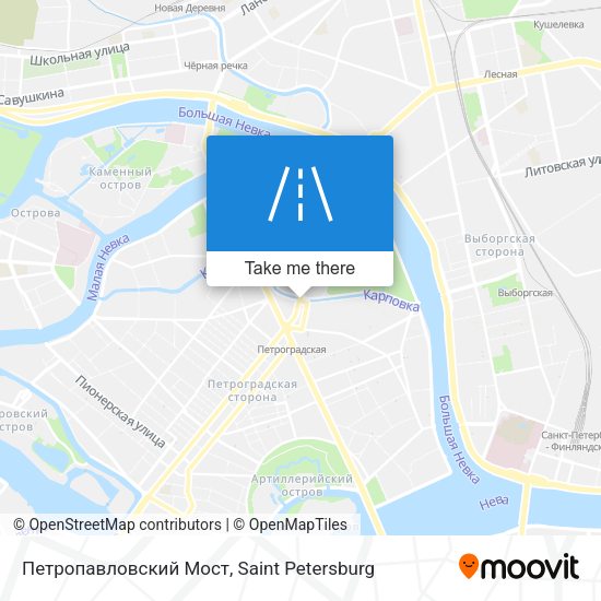 Петропавловский Мост map
