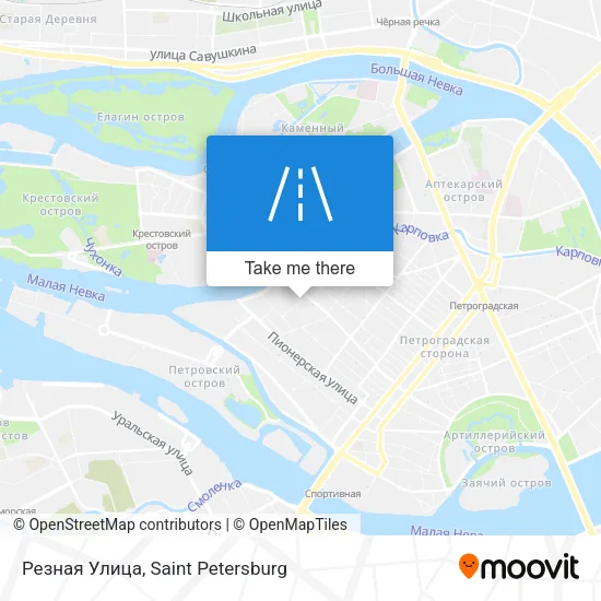 Резная Улица map