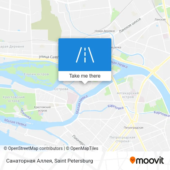 Санаторная Аллея map