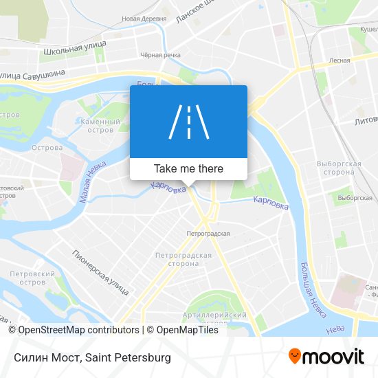Силин Мост map
