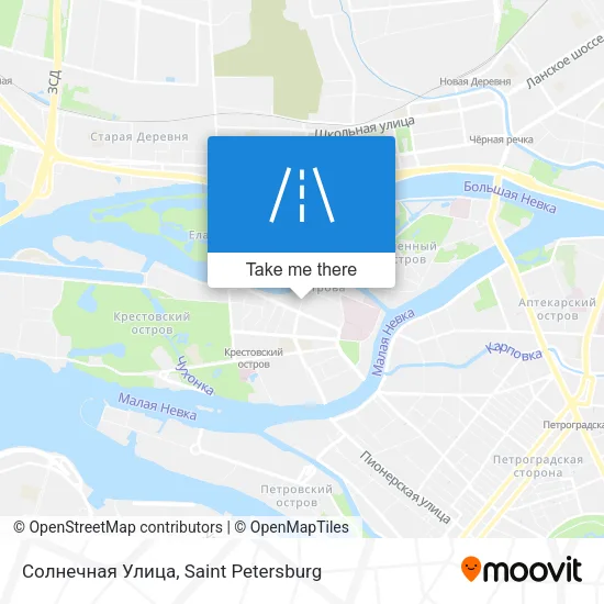 Солнечная Улица map