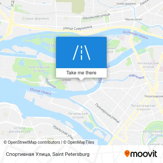 Спортивная Улица map
