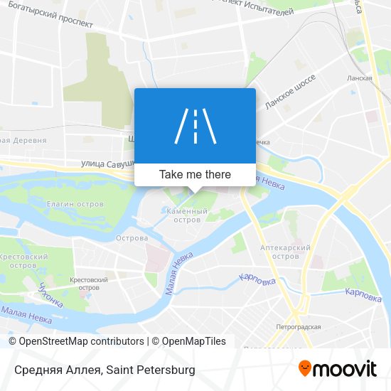 Средняя Аллея map