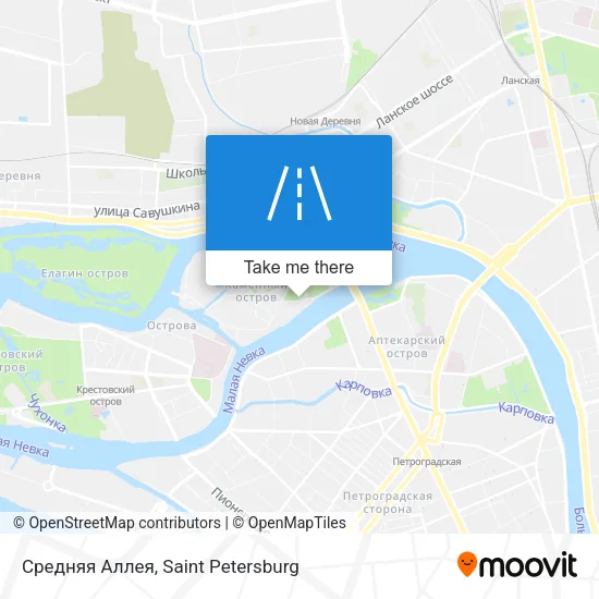 Средняя Аллея map