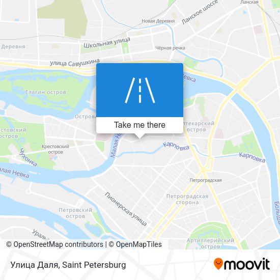 Улица Даля map