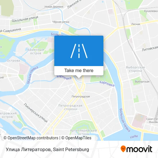 Улица Литераторов map